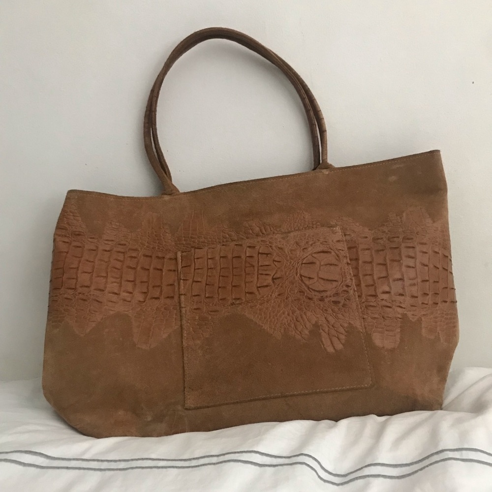 Julie Feldman handmade leather shade tote bag - Picture 5 of 12